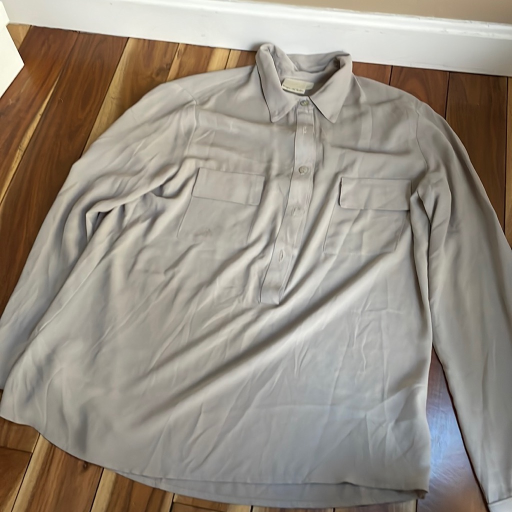 Tan Button Top
